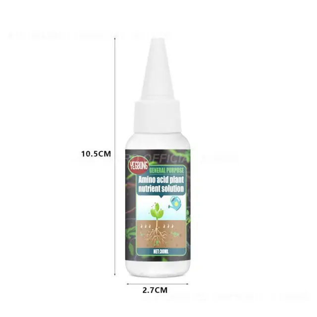 30 Ml -Es Aminosav Növényi Tápanyag -Oldat Műtrágya Táplálkozás És Elősegíti Az Elárulási Mag Szerves Gyökérzetű Műtrágyát - Image 2