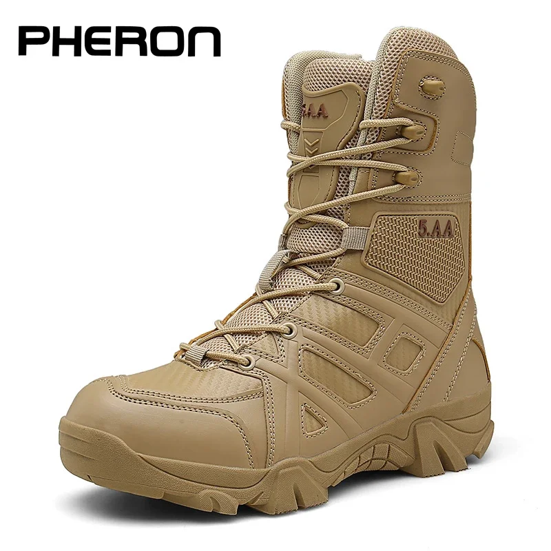Men Safety Shoes Work Boots Desert Boots Outdoor Hiking Shoes