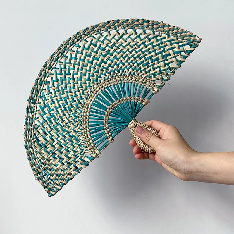 

Скандинавская трава, Плетеный веер, морская трава, этническая морская трава, Веерообразный кулон ручной работы, плетеный соломенный веер, настенное украшение