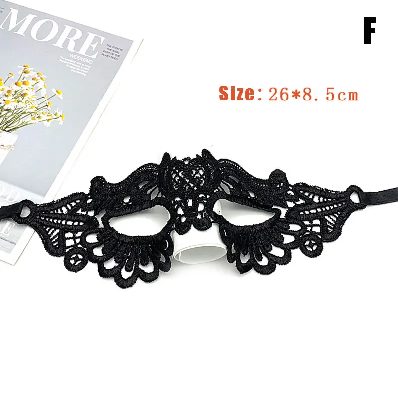 NEW Lady Sexy Lace Eye Mask Blindfolds Black White Cutout Patch