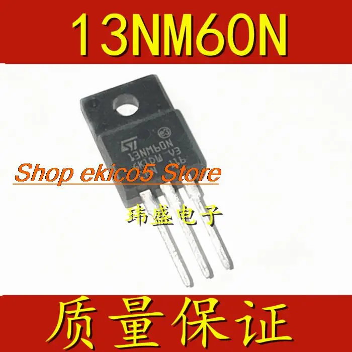 

10 шт., Оригинальные запасные части 13N60 13NM60N 600V 13A TO-220 3