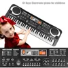 Kids Electronic Piano Keyboard Portable 61 Keys Organ with Microphone Education Toys Musical Instrument Gift for Child Beginner 4