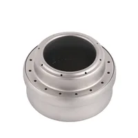 Ultralight Titanium Burner Camping Outdoor Picnic 50g Ti Alcohol Stove 2