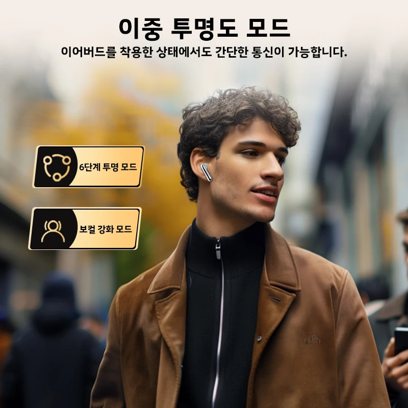 QCY MeloBuds Pro ANC Bluetooth 5.3 이어폰 무선 46dB 하이브리드 ANC 고해상도 LDAC 이어 버드 6 마이크 헤드폰 34H 이어폰 감지
