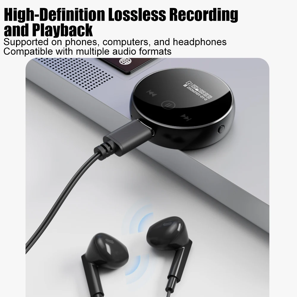 Portable voice recorder lifestyle use