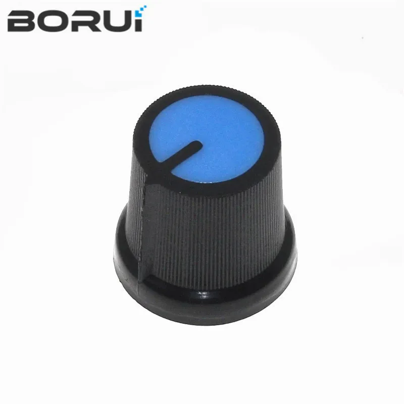 10pcs/lot WH148 AG3 Potentiometer knob Cap AG3 Plastic knob for Diameter 6mm Plum Handle trimmer potentiometer kit