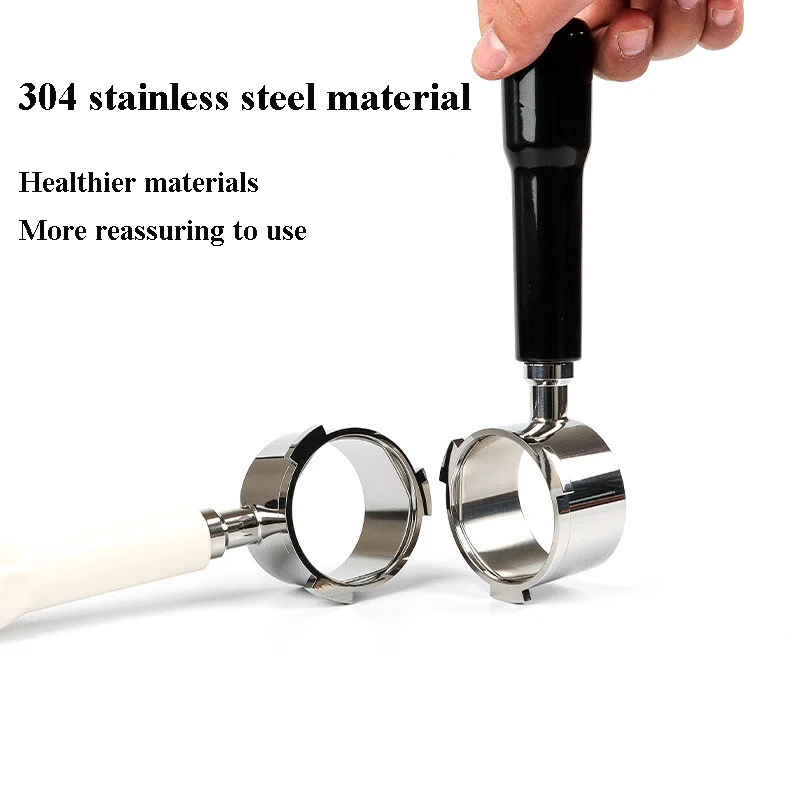 Naked Coffee Portafilter 51mm Stainless Steel Coffee Handle 1/2/4 Cup Basket Delonghi EC680/EC685/EC785/EC885