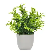 1pc Artificial Plants with Plastics Pots