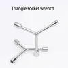 Triangular Socket Wrench Y-type Tri-fork Wrench Three-prong Wrench Bicycle Household Disassembly Tool Repair Tool 6