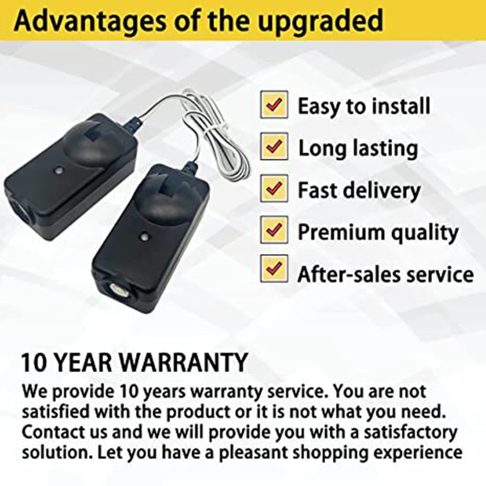 Universal 41A5034 Safety Beam Sensor Photocells For Liftmaster Garage Sliding Door Gate Opener