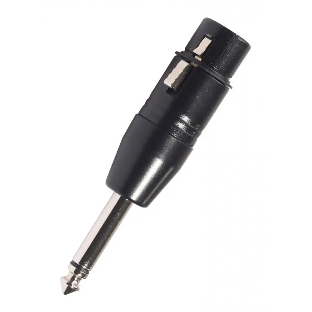 1 PC XLR Female to 1/4" TRS Mono Male Cable Adapter-XLR-F to 6.35mm