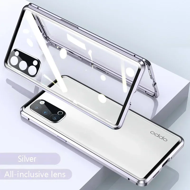 360° Full Body Magnetic Phone Case with Double-Sided Glass and Shockproof Protection