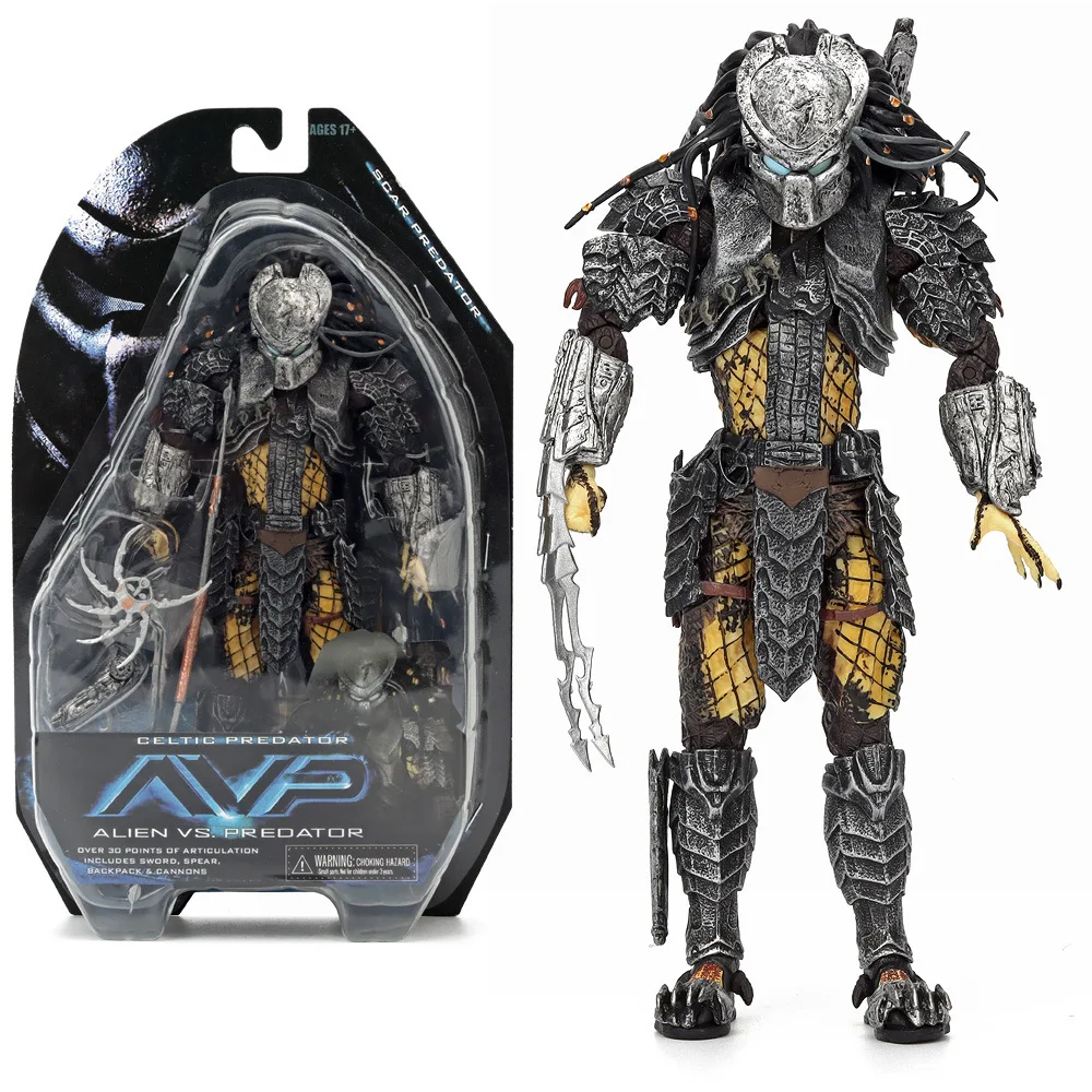 ネカ AVP スカ― プレデター アンマスクド Neca エイリアン レビュー:NECA(ネカ) マスクド スカープレデター(7インチ