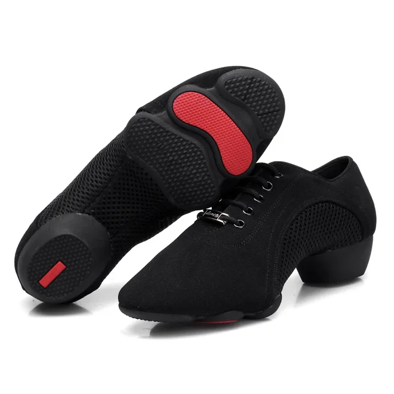 Durable Skidproof Ballroom Dancing Dance Sneakers For Men Women Sport Lightweight Students Girls Boys Training Jazz Street Shoes dance shoes