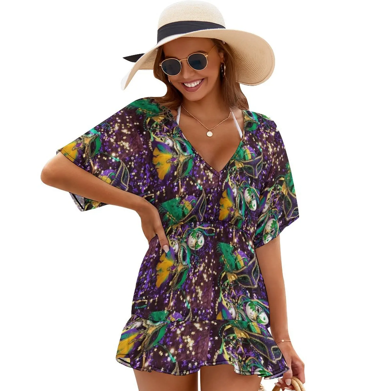 

Madi Gras Carnival VII Cover Ups dresses for womens 2024 women evening dress