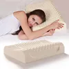 100% Pure Natural Latex Pillow Remedial Neck Protect Vertebrae Health Care Orthopedic Pillow Slow Rebound 60x40 50x30cm 44x27cm 5