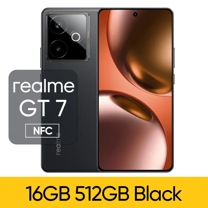 新品未開封 Realme GT7 CN版 7200mAh 12GB/256GB 新品未開封 Realme GT7 CN版 7200mAh 12GB/256GB Realme GT7: Budget