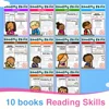 10 books/set English Reading Skills Practice workbook for kids child Exercise book Preschool Learning English Homework worksheet 5