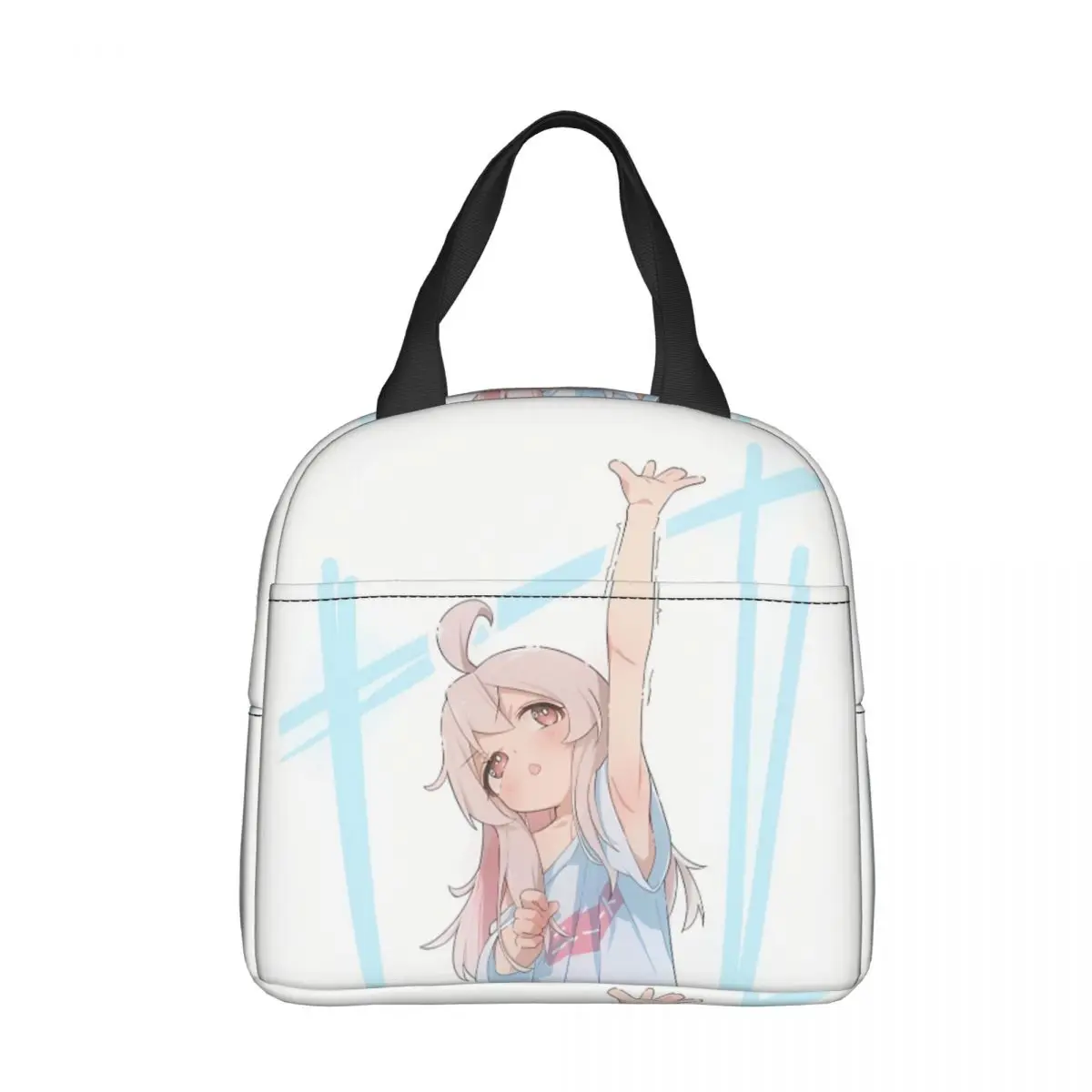 

Oyama Mahiro White Portable Lunch Bag Comic Onimai I'm Now Your Sister Ice Cooler Pack Insulation Picnic Food Storage Bags