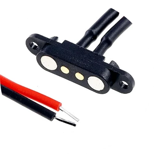 1/5 Paar wasserdichter DC-Magnet-Pogo-Pin-Stecker, 2 Positionen, 2,54 mm, 2,8 mm, federbelasteter Pogopin-Stecker und Buchse, Kontaktstreifen, USB – Detail 12