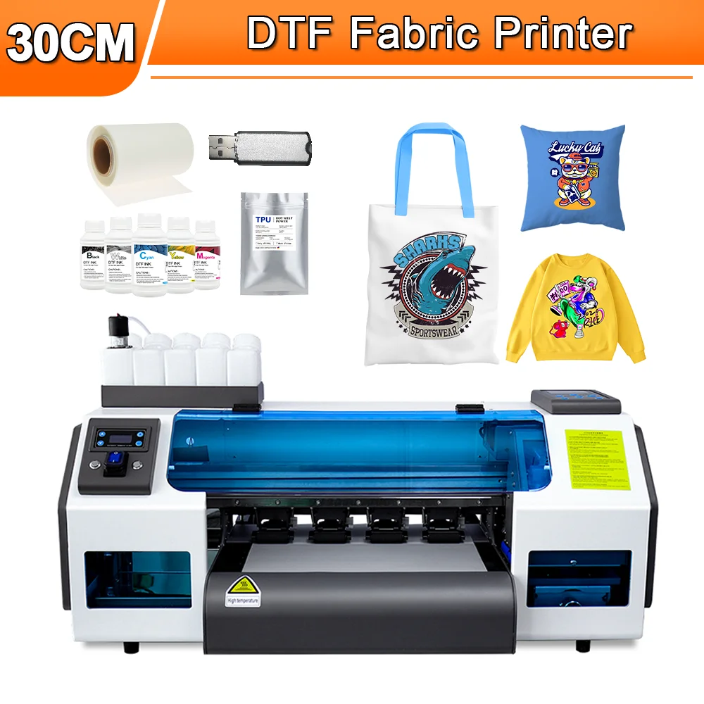 

DTF Printer A3 XP600 Complete with Oven DTF Transfer Printer with Roll Feeder For Textile T-shirt DTF Direct to Film Printer A3