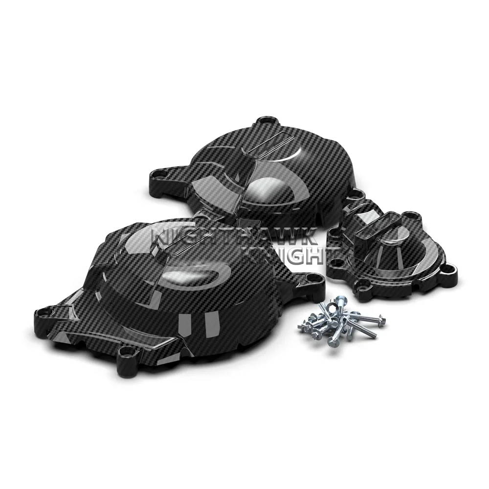 New-Motorcycle Engine Cover Set For BMW F750GS F 750 GS F 850 GS F850GS Engine Protective Cover Black&Carbon Look