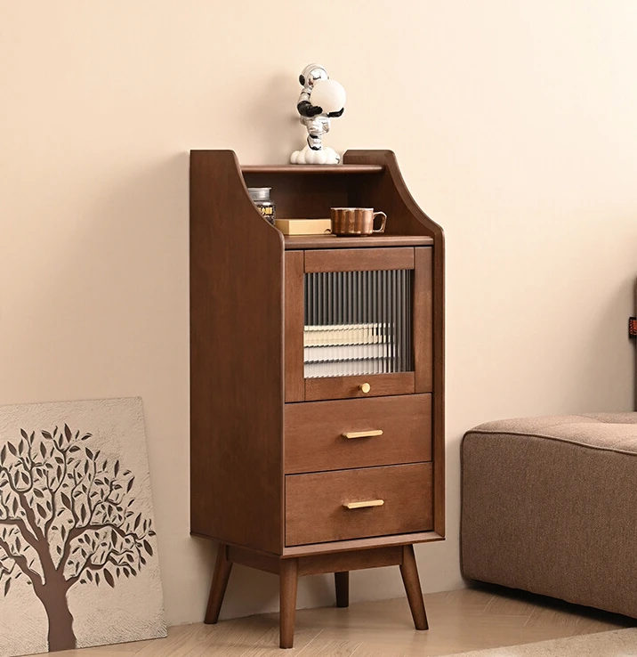 

Nordic Style Solid Wood Sideboard Household Minimalist Storage Cabinet