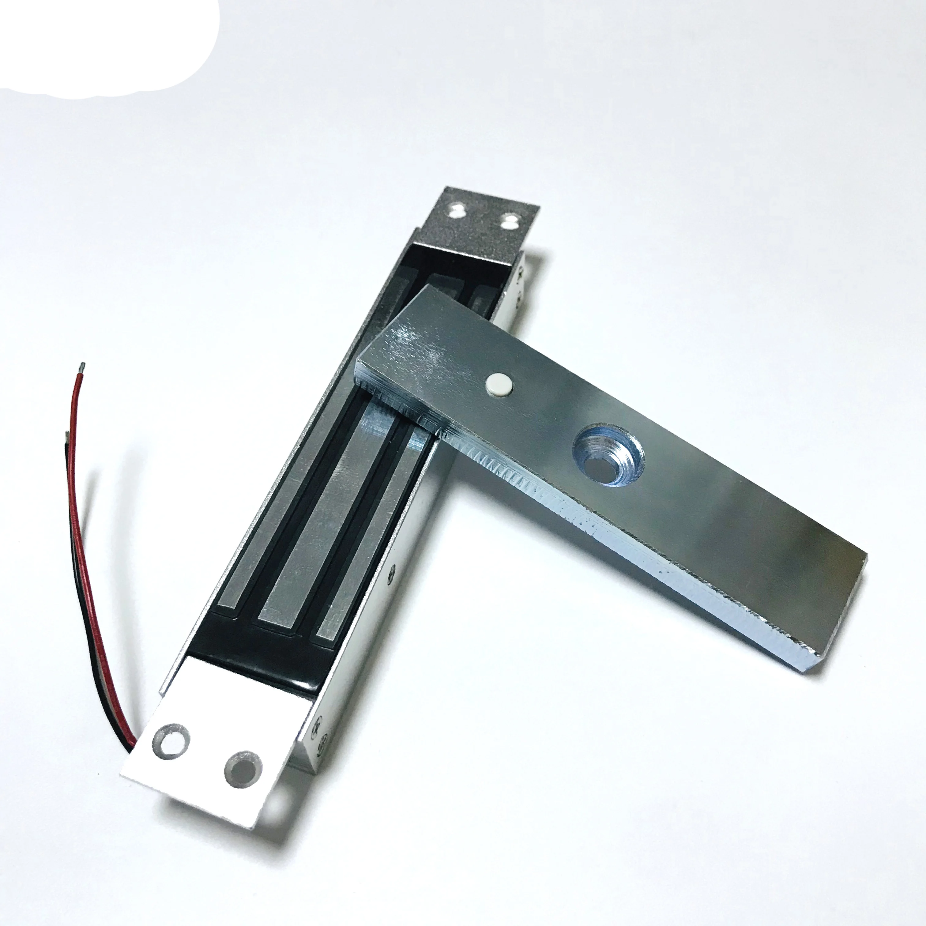 Electronic Lock DC12V Single Door Electromagnetic Magnetic Lock 180Kg Holding Force Concealed Installation