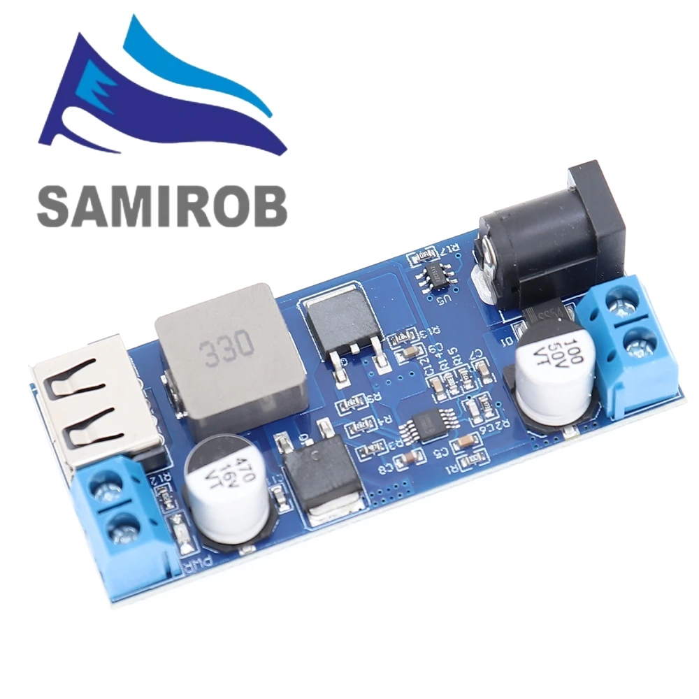 DC-DC 24V/12V Zu 5V 5A Step Down Netzteil Buck Converter Ersetzen LM2596S Einstellbare USB Step-down Lade Modul Für Telefon – Detail 5
