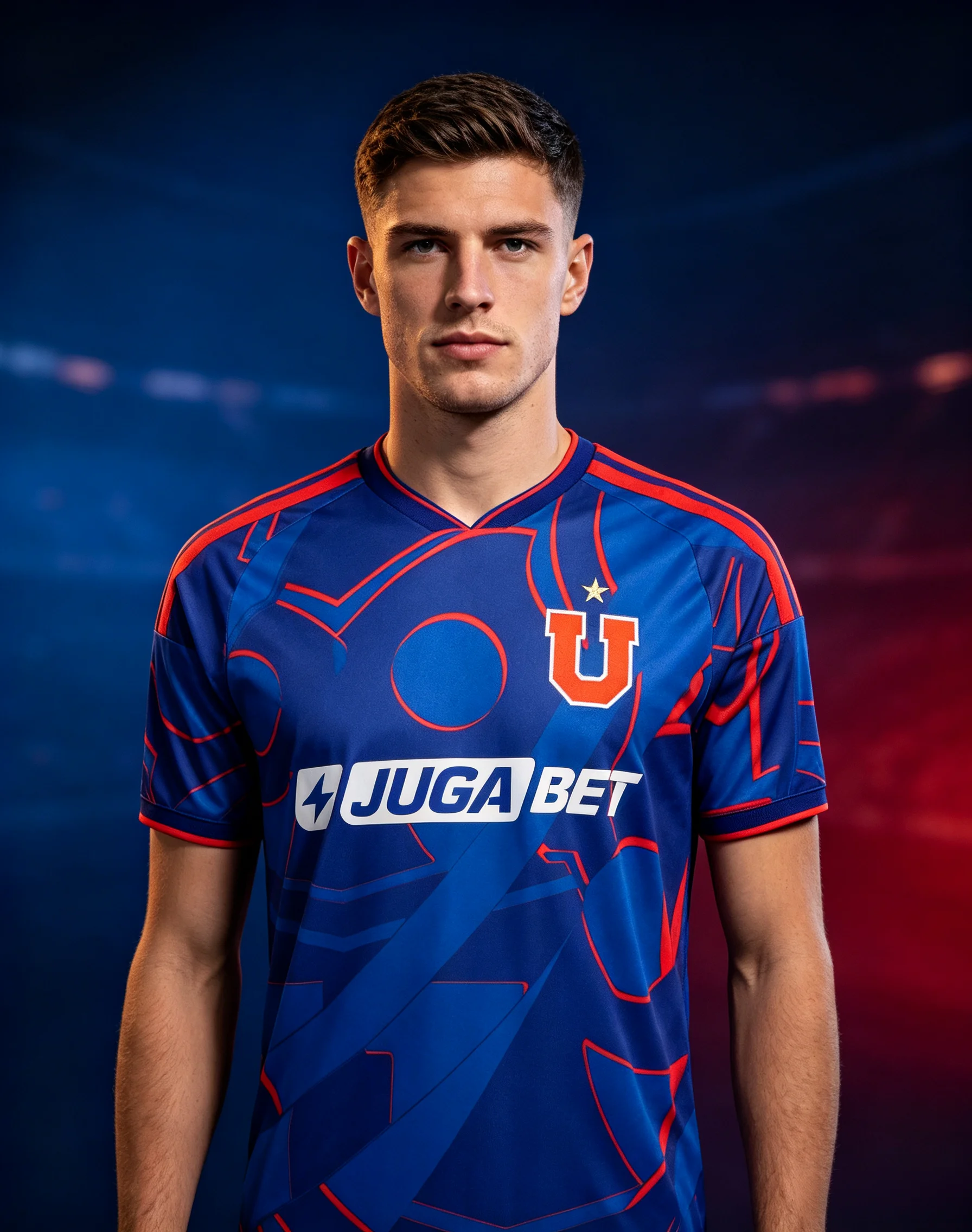 2026 University of Chile Fußballtrikot für Herren und Damen, Sommer-Sport-Oversize-T-Shirt, atmungsaktiv, schnell trocknend, Streetwear-Kleidung