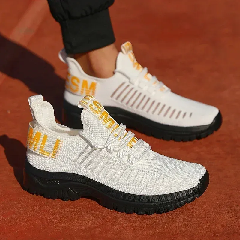 Men's Running Shoes Comfortable Correction Arch Support Breathable Mesh Straps Casual Shoes Gym Training Travel Sports Shoes