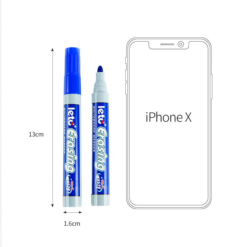 POP 8/12 Color Erasable Whiteboard Markers Set Refillable Safety Non-Toxic High Capacity for Office Conferencing Educational Use