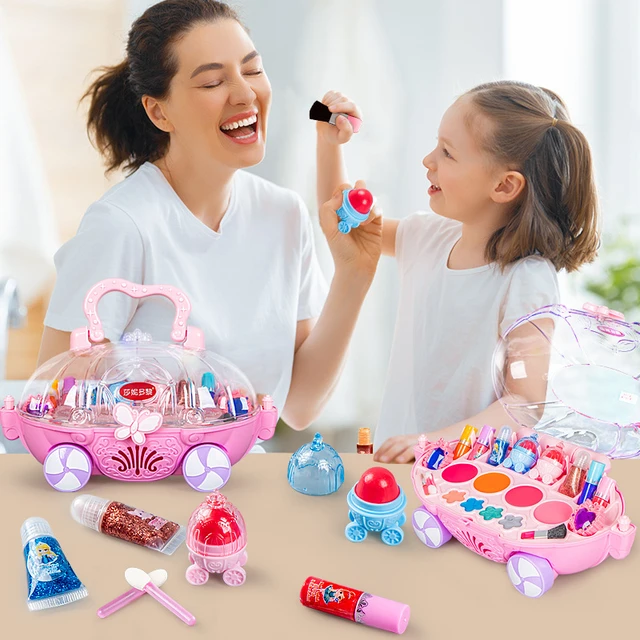Kinder Make-up Sets für Mädchen, waschbare Kinder spielen Make up