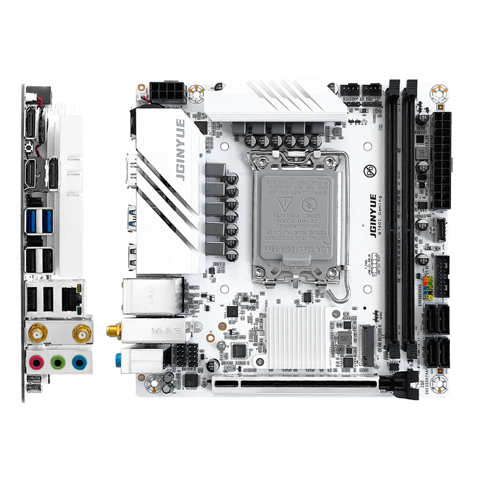 マザーボード Jingyue B760i Gaming D4 JGINYUE B760 ITX マザーボードセット LGA1700 キットサポート 12/13