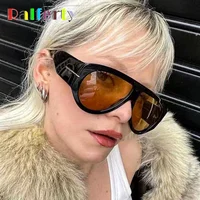 Lunettes de soleil aviateur surdimensionnées 2025 pour femmes et hommes – Protection UV, monture épaisse, style unique, lunettes de créateur de luxe 1