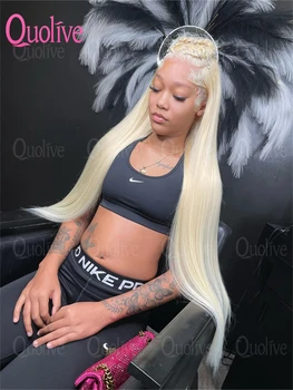 Peluca Frontal HD Rubio 613 Liso 30” 1