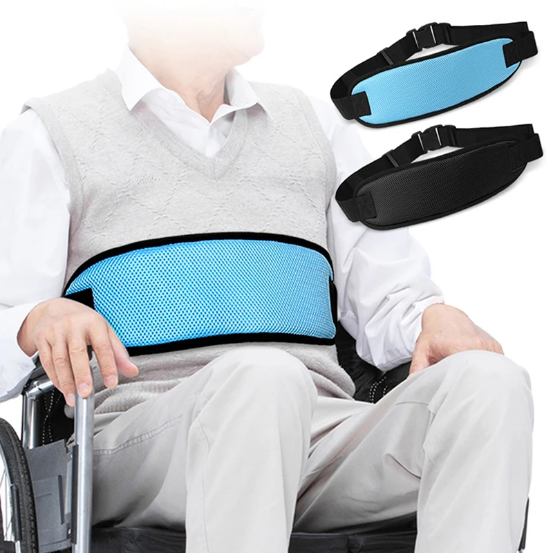 

Wheelchair Seats Belt Adjustable Safety Harness Fixing Breathable Brace for the Elderly Patients Restraints Straps Brace Support