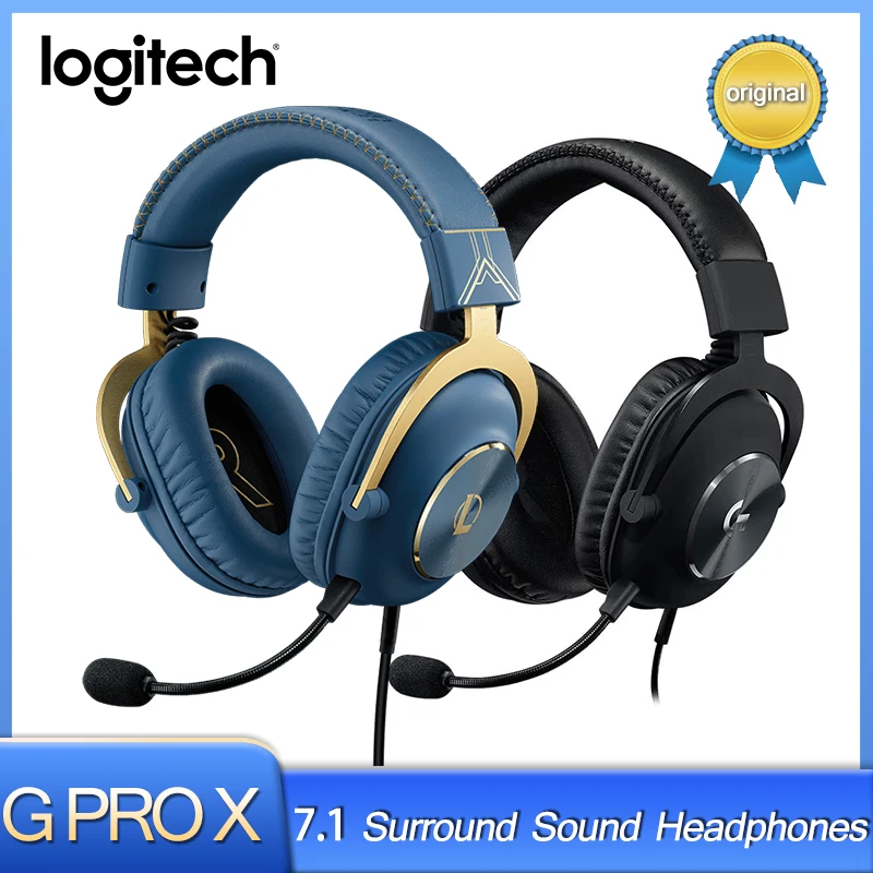 Logitech-auriculares con micrófono para videojuegos, cascos profesionales  con reducción de ruido 7,1 para PC, PS5, PS4, League of Legends Edition -  AliExpress