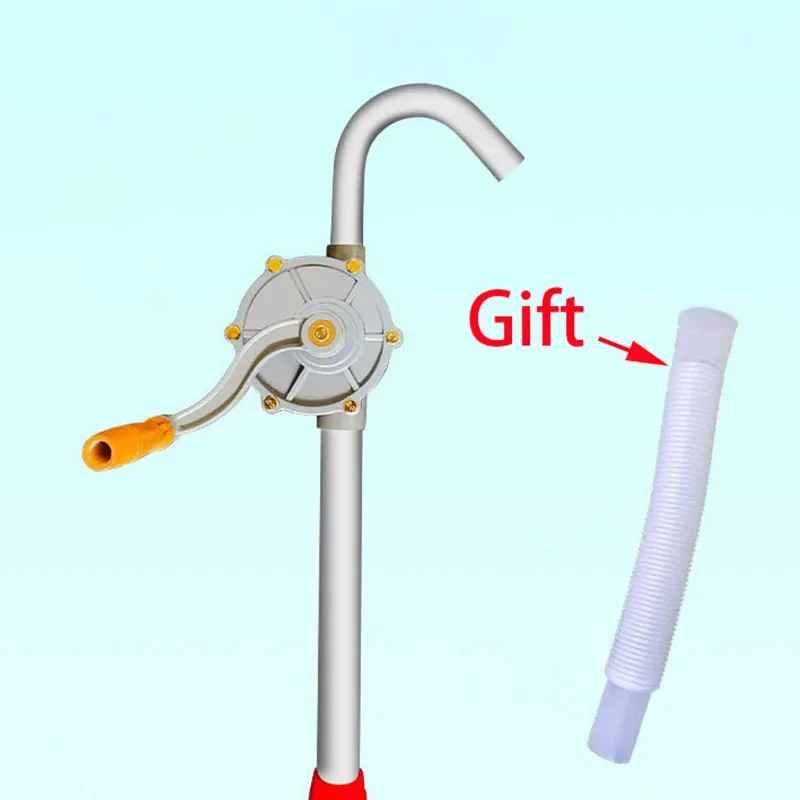 25mm Manual Fuel Diesel Pump Portable Car Truck Pump For 200L Oil Drum Syphon Powerful Oil Gas Extraction Transfer Tool