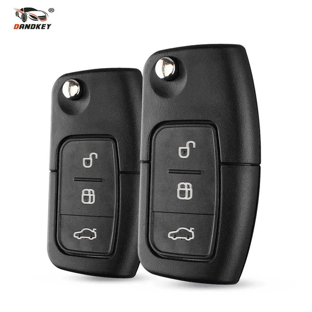 

Чехол-книжка для ключа автомобиля Dandkey для Ford Focus 2 3, Fiesta C Max