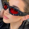 Personalized Rivet Sunglasses for Men and Women Retro Metal Studded Frame Unisex Punk Eyewear UV400 Protection Party Shades