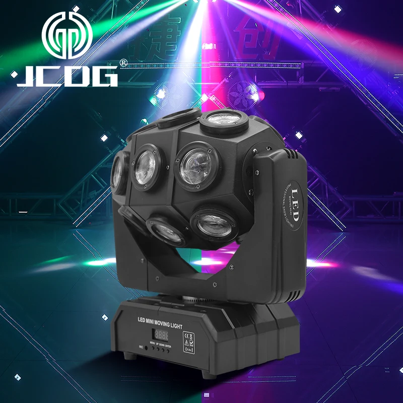 JCDG Led Bee Eye Moving Head Lights 18x10W RGBW 4in1 Professional Stage Light Whirlwind Par lighting DJ Effect Lamp Party Dance