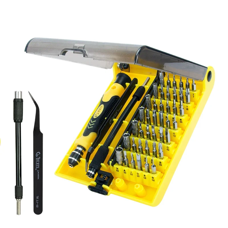 

JK-6089B multi-functional combination screwdriver 45 sets of computer mobile phone disassemble household combination tools