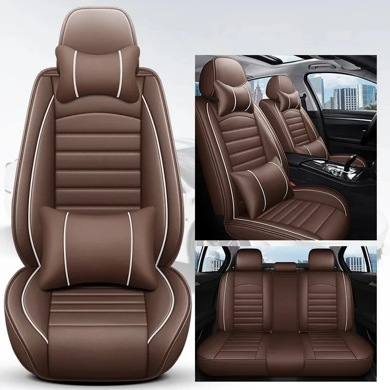 

High Quality All Inclusive Car Leather Seat Cover For Daewoo Matiz Nexia Tosca Kalos Evanda Magnus REXTON Accessories Protector