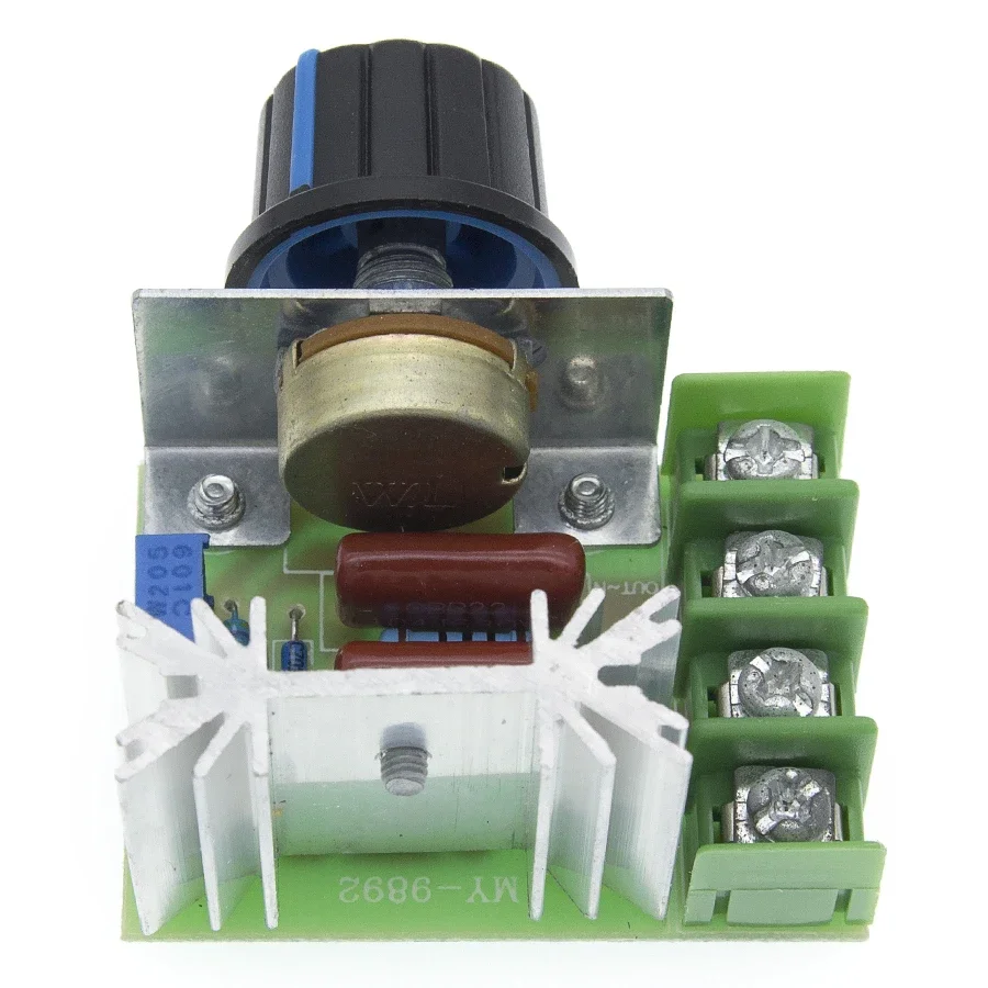 1-10pcs AC 220V 2000W SCR Voltage Regulator Module Dimmer Motor Speed Controller Thermostat Electronic 4