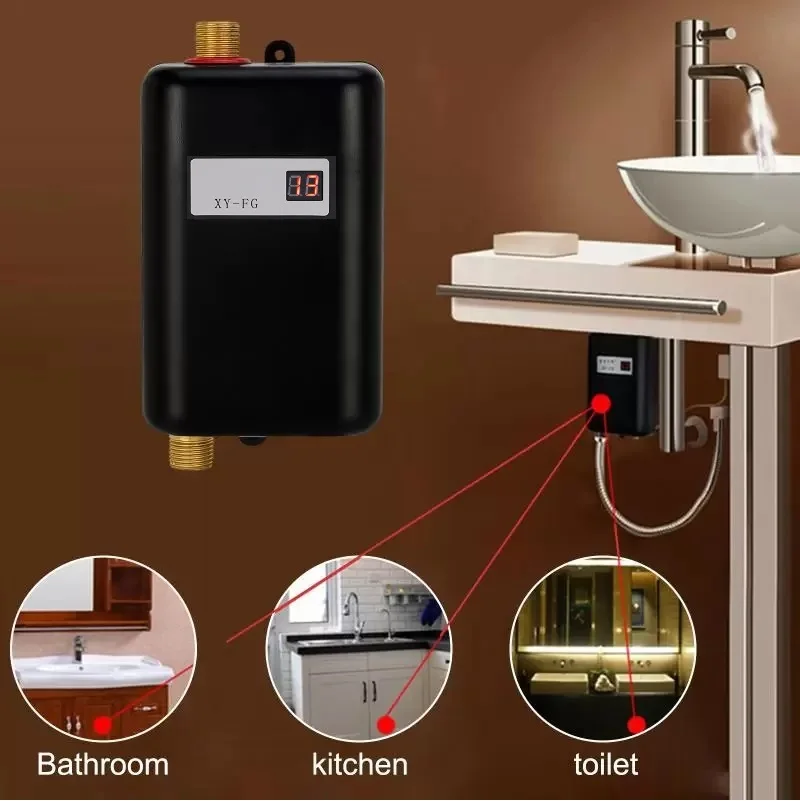 Bath-Accessory-Set-Mini-Electric-Water-Heater-3800W-220V-Outdoor ...