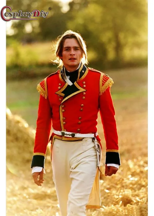 Cosplaydiy Vintage Historical Costumes Elegance Period Dramas for Adult men Suit Pride and Prejudice Mr. George Wickham Cosplay