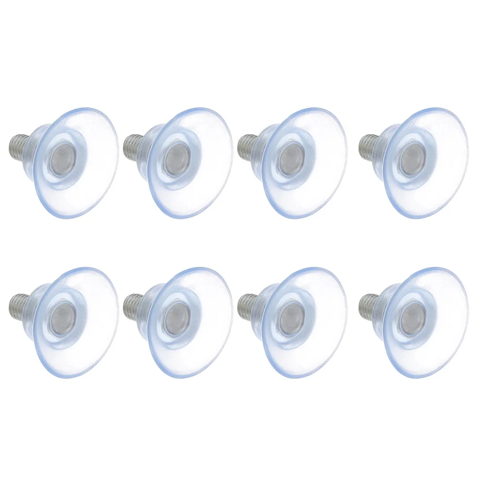 

8 Pcs Screw Suction Cup Sucker Hanger Pad Cups Ceramic Tile Plastic Furniture PVC