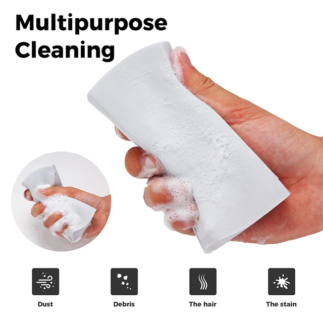 Damp Duster, Magical Dust Cleaning Sponge, Duster for Cleaning Venetian &  Wooden Blinds, Vents, Radiators, Skirting Boards, Mirrors and Cobwebs,  Traps