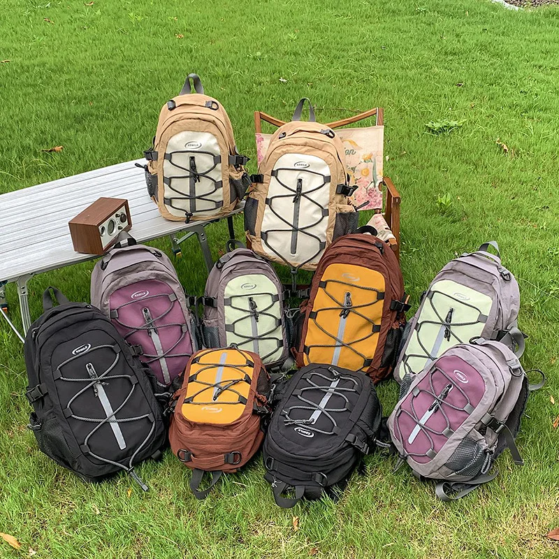 Outdoor hiking backpack, large capacity waterproof backpack, unisex with computer compartment, travel camping backpack